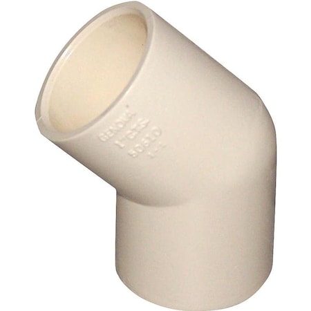 Pipe Elbow, 12 in, 45 deg Angle, CPVC, 40 Schedule -  NIBCO, T00080D